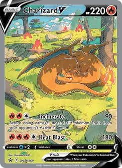 Charizard V #SWSH260 Promo — Sword & Shield—SWSH Black Star Promos