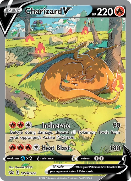 Charizard V #SWSH260 Promo — Sword & Shield—SWSH Black Star Promos