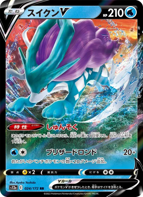Suicune V #024/172 Double Rare — 剣と盾—VSTARユニバース