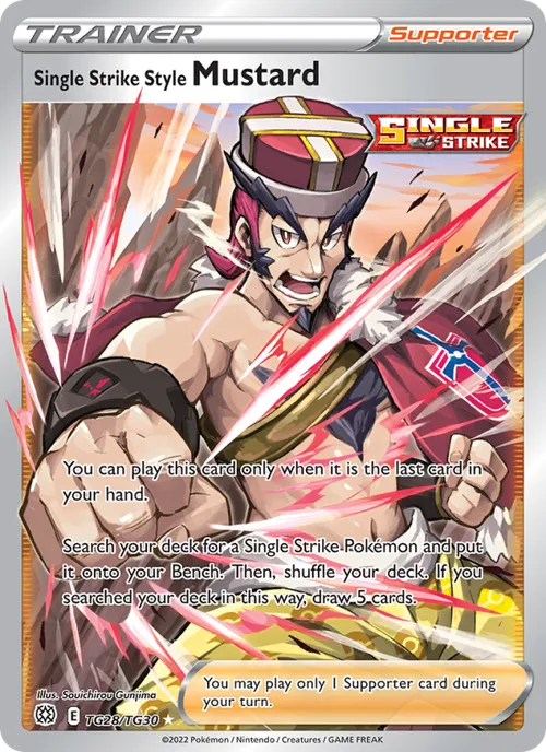 Single Strike Style Mustard #TG28/TG30 Ultra Rare — Sword & Shield—Brilliant Stars