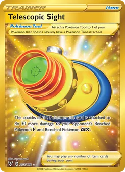 Telescopic Sight (Secret) #203/185 Secret Rare — Sword & Shield—Vivid Voltage