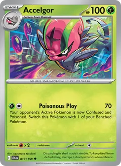 Accelgor #013/159 Uncommon — Scarlet & Violet—Journey Together