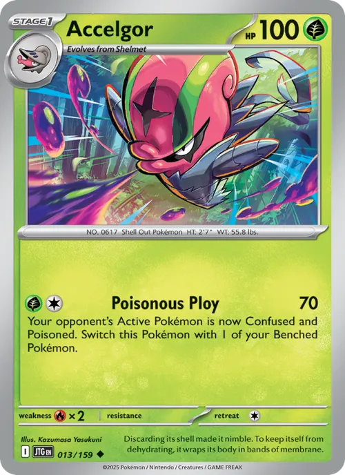 Accelgor #013/159 Uncommon — Scarlet & Violet—Journey Together
