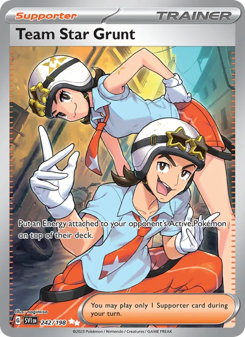 Team Star Grunt #242/198 Ultra Rare — Scarlet & Violet