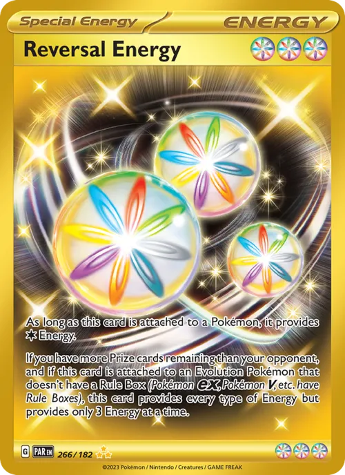 Reversal Energy #266/182 Hyper Rare — Scarlet & Violet—Paradox Rift