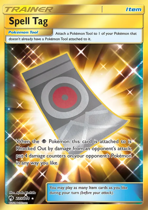 Spell Tag (Secret) #235/214 Secret Rare — Sun & Moon—Lost Thunder