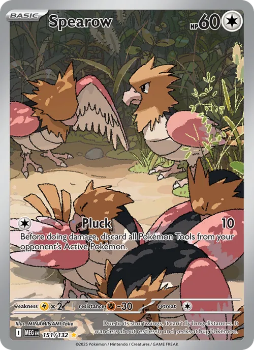 Spearow #151/132 Illustration Rare — Mega Evolution