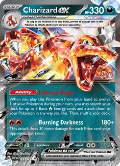 Charizard ex #125/197 Double Rare — Scarlet & Violet—Obsidian Flames