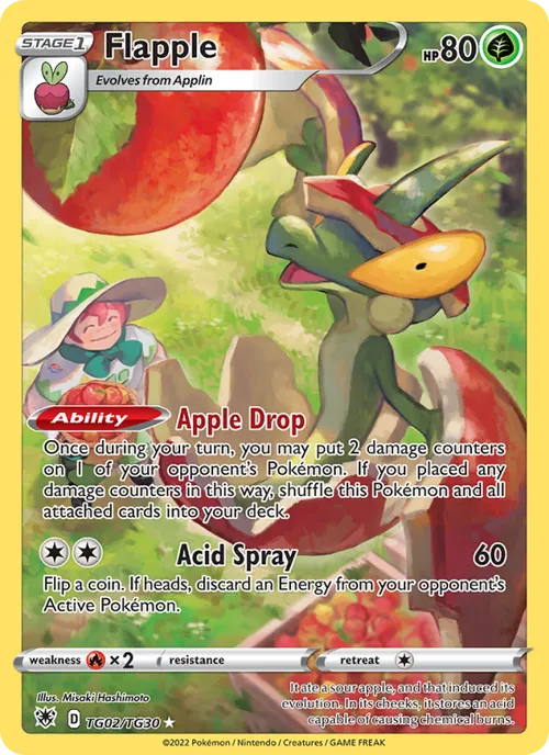 Flapple #TG02/TG30 Ultra Rare — Sword & Shield—Astral Radiance