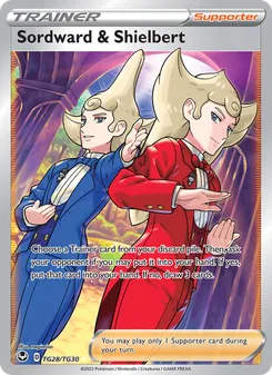 Sordward & Shielbert #TG28/TG30 Ultra Rare — Sword & Shield—Silver Tempest