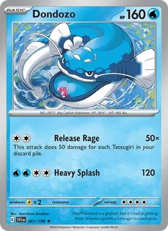 Dondozo #061/198 Rare — Scarlet & Violet
