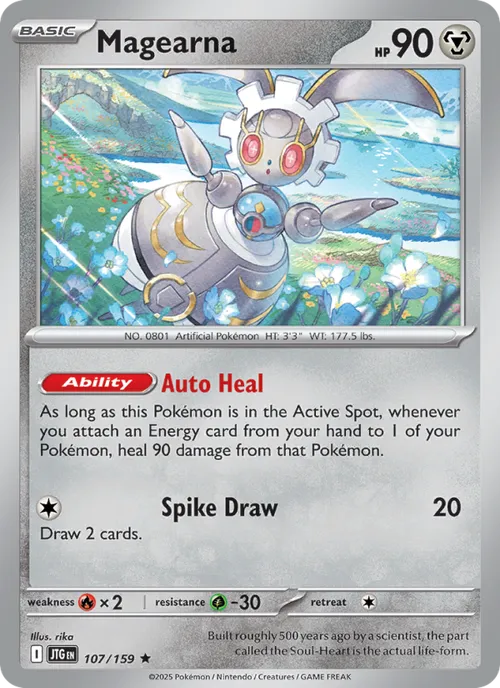 Magearna #107/159 Rare — Scarlet & Violet—Journey Together
