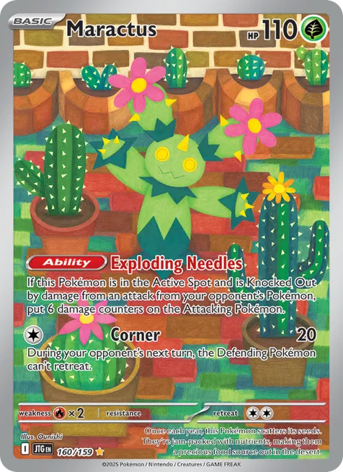Maractus #160/159 Illustration Rare — Scarlet & Violet—Journey Together