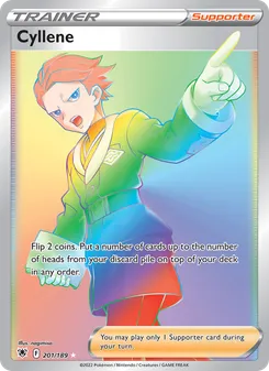 Cyllene (Secret) #201/189 Secret Rare — Sword & Shield—Astral Radiance