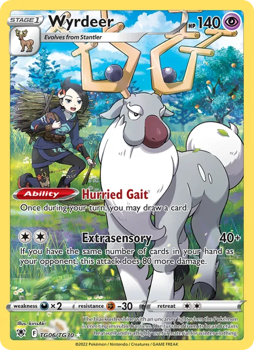 Wyrdeer #TG06/TG30 Ultra Rare — Sword & Shield—Astral Radiance