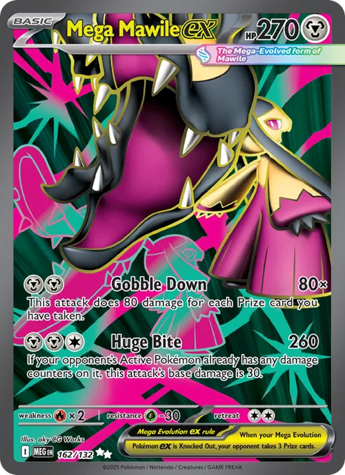 Mega Mawile ex #162/132 Ultra Rare — Mega Evolution