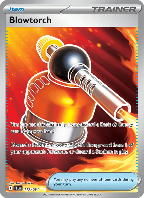 Blowtorch #117/094 Ultra Rare — Mega Evolution—Phantasmal Flames