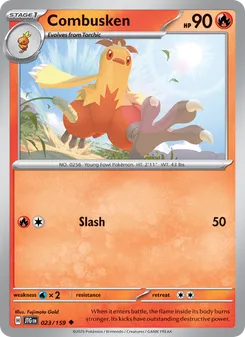 Combusken #023/159 Uncommon — Scarlet & Violet—Journey Together