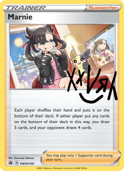 Marnie - SWSH120 #SWSH120 Promo — Sword & Shield—SWSH Black Star Promos