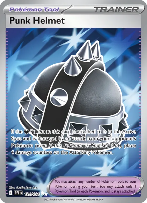Punk Helmet #121/094 Ultra Rare — Mega Evolution—Phantasmal Flames