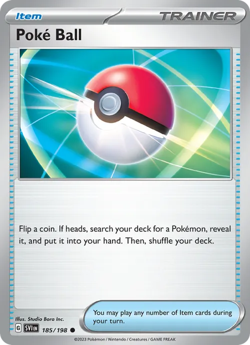 Poké Ball #185/198 Common — Scarlet & Violet