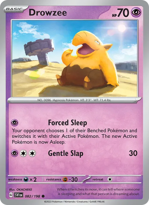 Drowzee #082/198 Common — Scarlet & Violet