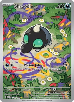 Shroodle #149/132 Illustration Rare — Mega Evolution