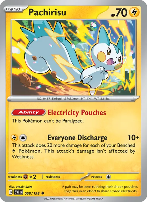 Pachirisu #068/198 Uncommon — Scarlet & Violet