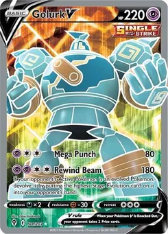 Golurk V #181/203 Ultra Rare — Sword & Shield—Evolving Skies