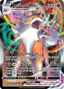 Lycanroc VMAX #092/203 Ultra Rare — Sword & Shield—Evolving Skies