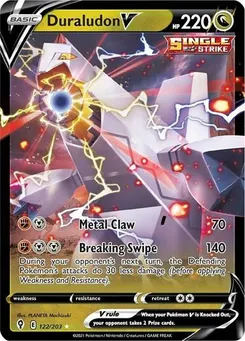 Duraludon V #122/203 Ultra Rare — Sword & Shield—Evolving Skies