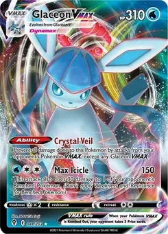 Glaceon VMAX #041/203 Ultra Rare — Sword & Shield—Evolving Skies