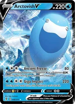 Arctovish V #048/203 Ultra Rare — Sword & Shield—Evolving Skies