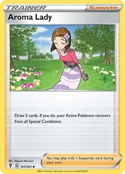 Aroma Lady #141/203 Uncommon — Sword & Shield—Evolving Skies