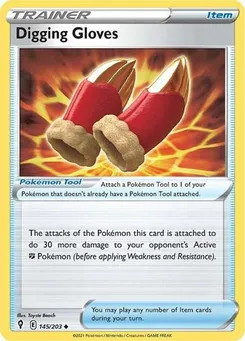 Digging Gloves #145/203 Uncommon — Sword & Shield—Evolving Skies