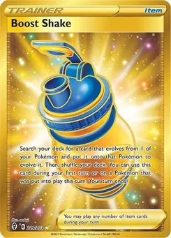 Boost Shake #229/203 Secret Rare — Sword & Shield—Evolving Skies