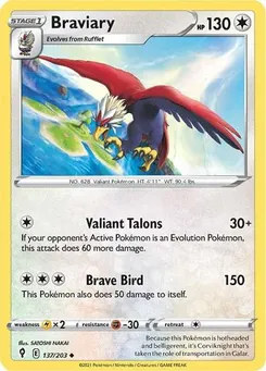 Braviary #137/203 Uncommon — Sword & Shield—Evolving Skies