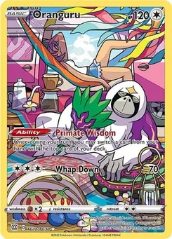 Oranguru #TG12/TG30 Ultra Rare — Sword & Shield—Brilliant Stars