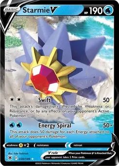 Starmie V #030/189 Ultra Rare — Sword & Shield—Astral Radiance