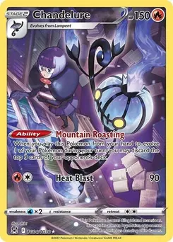 Chandelure #TG04/TG30 Ultra Rare — SWSH11: Lost Origin Trainer Gallery
