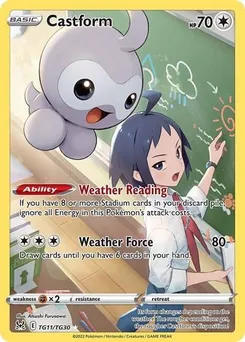 Castform #TG11/TG30 Ultra Rare — Sword & Shield—Lost Origin