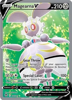 Magearna V #182/195 Ultra Rare — Sword & Shield—Silver Tempest