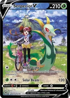 Serperior V #TG13/TG30 Ultra Rare — SWSH12: Silver Tempest Trainer Gallery