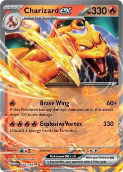 Charizard ex #006/165 Double Rare — Scarlet & Violet—151