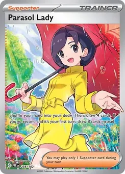 Parasol Lady #238/182 Ultra Rare — SV04: Paradox Rift
