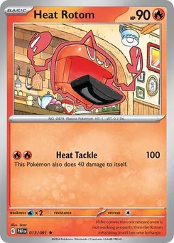 Heat Rotom #013/091 Rare — Scarlet & Violet—Paldean Fates