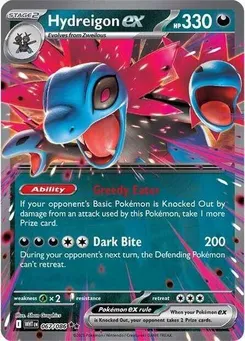 Hydreigon ex #067/086 Double Rare — Scarlet & Violet—White Flare