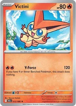 Victini #012/086 Rare — Scarlet & Violet—Black Bolt