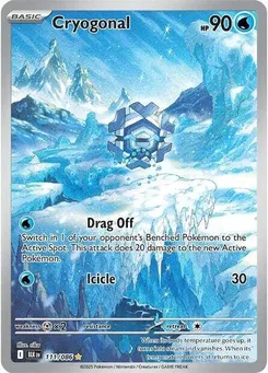 Cryogonal #111/086 Illustration Rare — Scarlet & Violet—Black Bolt