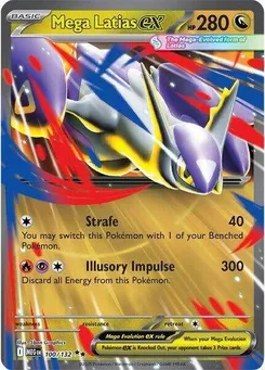 Mega Latias ex #100/132 Double Rare — Mega Evolution
